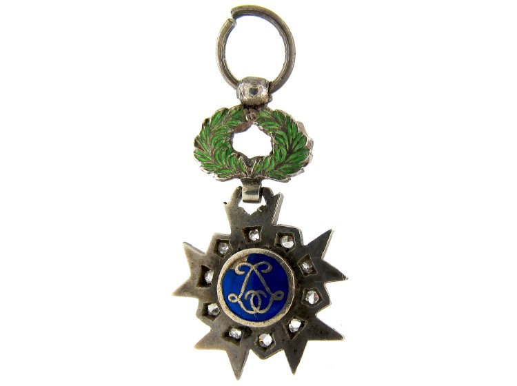 Diamond Set Crown Motif Charm