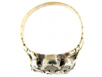 Georgian Rose Cut Diamond Cluster Ring