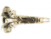 Georgian Rose Cut Diamond Cluster Ring
