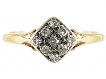 Diamond Shape Diamond Art Deco Ring