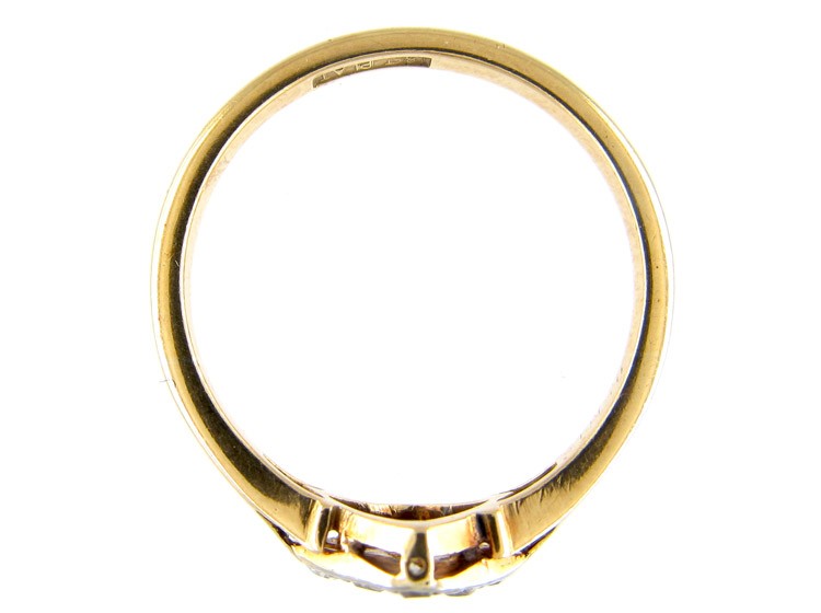 Diamond Shape Diamond Art Deco Ring