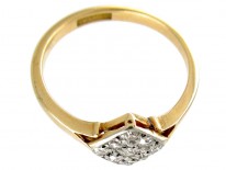 Diamond Shape Diamond Art Deco Ring