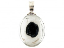 Victorian Silver & Gold Overlay Knight Locket