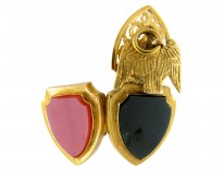 Victorian 18ct Gold Eagle Vinaigrette Locket