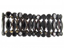 Vauxhall Glass Burgundy Colour Regency Bracelet