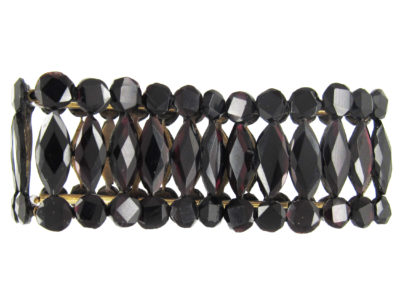 Vauxhall Glass Burgundy Colour Regency Bracelet