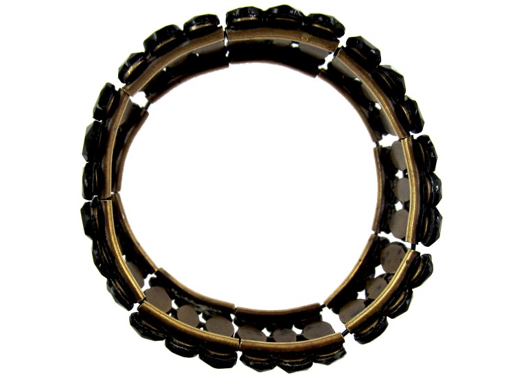 Vauxhall Glass Burgundy Colour Regency Bracelet