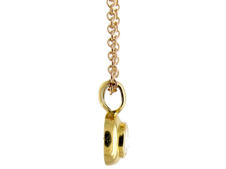 Diamond & 18ct Gold Pendant on Chain