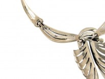 Silver & Marcasite Art Deco Articulated Necklace