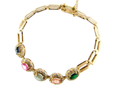 Edwardian Multi Gemstone Bracelet