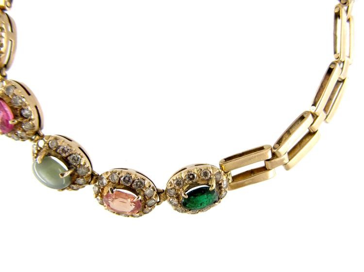 Edwardian Multi Gemstone Bracelet