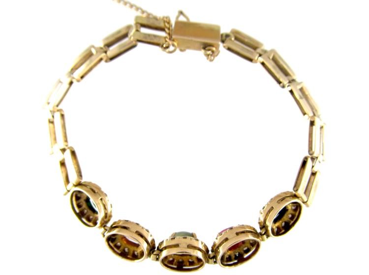 Edwardian Multi Gemstone Bracelet