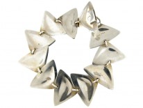 Hans Hansen Silver Scale Bracelet