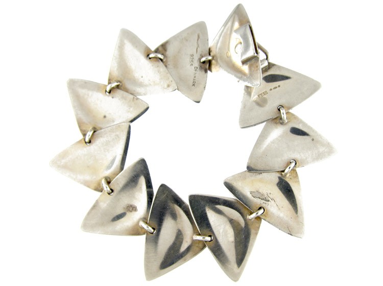 Hans Hansen Silver Scale Bracelet