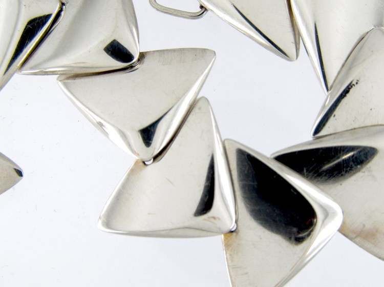 Hans Hansen Silver Scale Bracelet