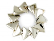 Hans Hansen Silver Scale Bracelet