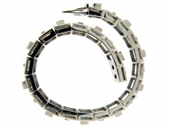 Emerald & Diamond White Gold Bracelet