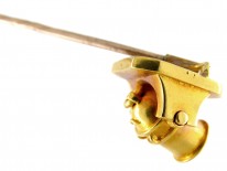 Victorian Gold Canon Tie Pin