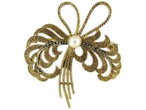 Theodor Fahrner Gilt & Marcasite Brooch