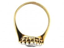 Sapphire & Diamond Shape Edwardian Ring