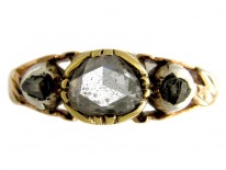 Georgian Rose Diamond Ring