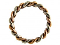 Edwardian Chainlink Platinum & Gold Ring