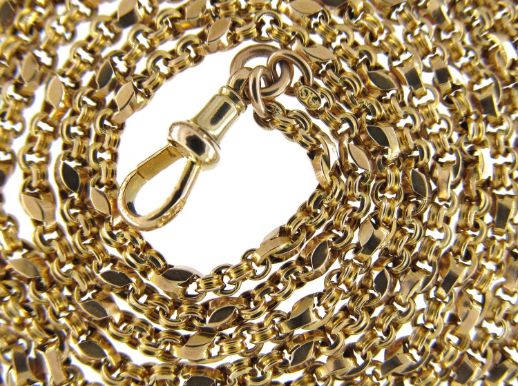 Victorian 9ct Gold Guard Chain