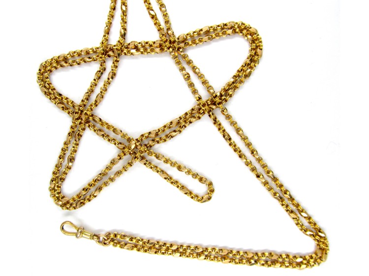 Victorian 9ct Gold Guard Chain