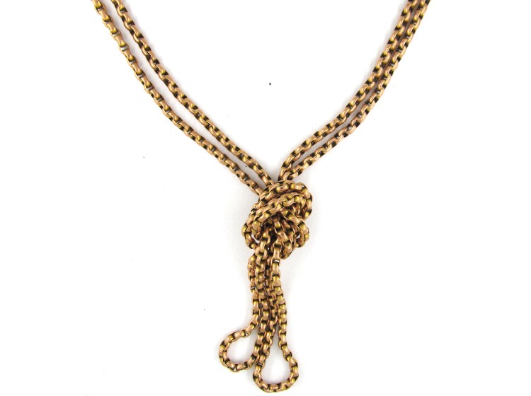 Victorian 9ct Gold Guard Chain