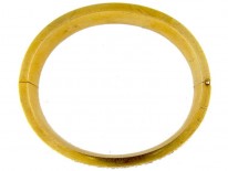 Pearl Studded 18ct Gold Victorian Bangle