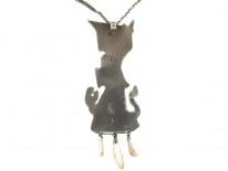 Arts & Crafts St. George & The Dragon Silver & Enamel Pendant