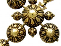 19th Century Very Large French Silver Gilt Cross, in Original Case