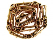Edwardian 15ct Gold Gate Bracelet