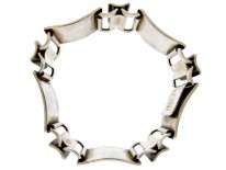 Polar Bear Silver & Enamel Bracelet