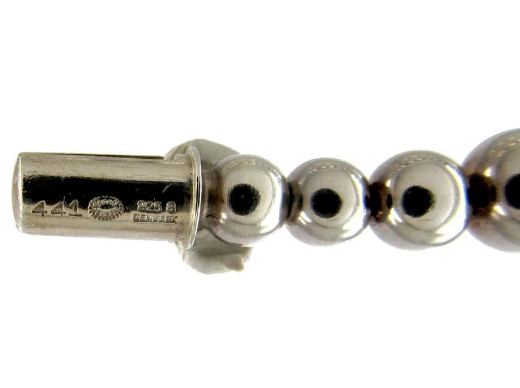 Georg Jensen Silver Ball Bracelet