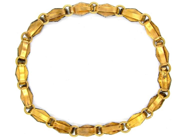 Georgian Vauxhall Glass Necklace