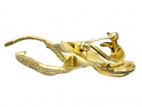 Theodor Fahrner Silver Gilt & Marcasite Brooch