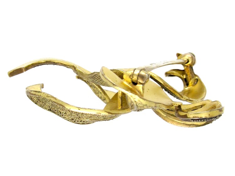 Theodor Fahrner Silver Gilt & Marcasite Brooch