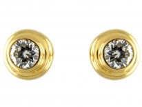 Diamond 18ct Gold Stud Earrings