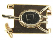 Two Colour Gold Tank Charm