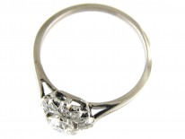 Diamond Daisy Cluster Ring