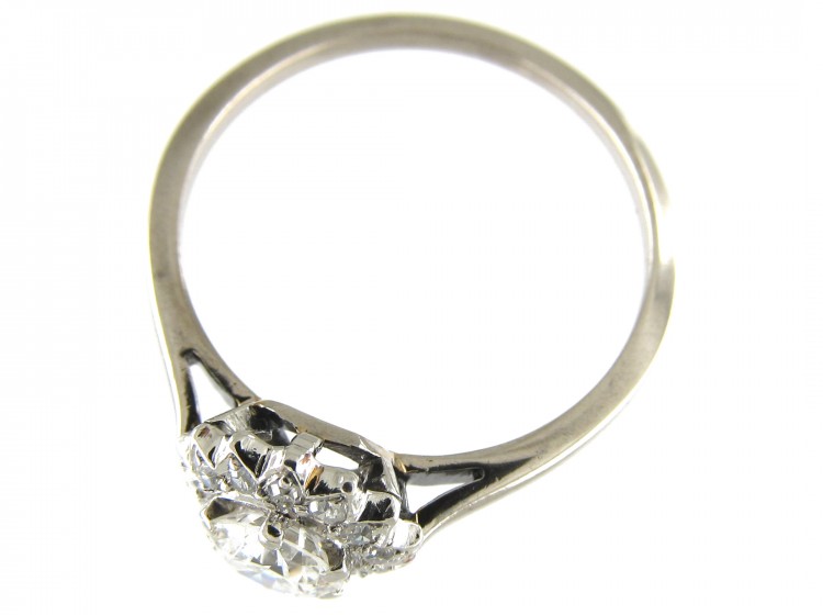 Diamond Daisy Cluster Ring