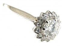Diamond Daisy Cluster Ring