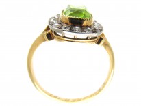 Peridot & Diamond Edwardian Ring