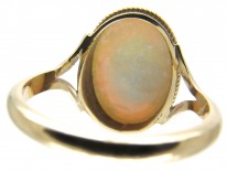 Large Opal & Gold Ring