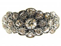 Triple Cluster Diamond Ring