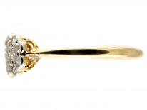 Triple Cluster Diamond Ring