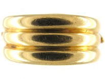 Edwardian 18ct Gold Double Snake Ring