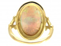 Large Opal & Gold Ring