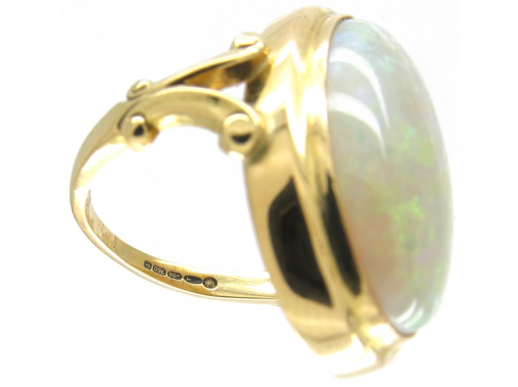 Large Opal & Gold Ring